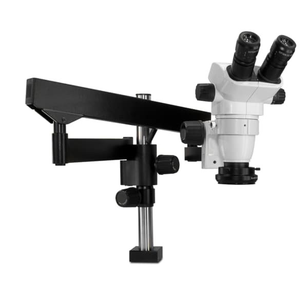 SSZ Stereo Zoom Microscope And Polarized LED On Hd Articulating Arm